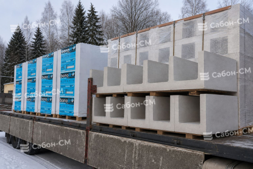 Газобетонные П-образные блоки Bonolit Малоярославец 500х250х200, D500